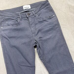 DU/ER Pants Women's 27x31 No Sweat Everyday Gray Comfort Stretch Slim Fit Chinos